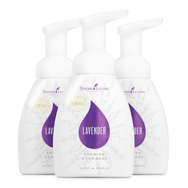 Mydło lawendowe w płynie x 3sztuki - Lavender Foaming Hand Soap - Young Living Essential Oils